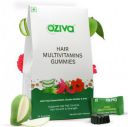 OZiva 5000 mcg Hair Multivitamins Gummies (Biotin,Keratin Builder)for Hairfall Control  (30 No)...