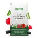 OZiva Biotin Hair Multivitamins Gummies for Stronger, Fuller, Shinier Hair | Hair Gummies with Keratin Builder, Iron & Vitamins B9, B6 & D | Raw Mango Flavour | No Added Sugar (Pack of 1, 30)...