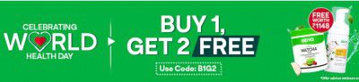 OZIVA: Buy 1 Get 2 FREE (worth 1148) on all orders above 799