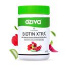 OZiva Plant Based Biotin Xtra for Hair Repair, Regeneration & Growth | Biotin 7000 mcg+ with Keratin Builder, Sesbania Agati & Aloe Vera (Pack of 1, (60 Capsules))...