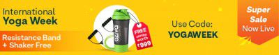 OZIVA : Purchase more than Rs 899 & Get Free Resistance Band + Shaker worth 999