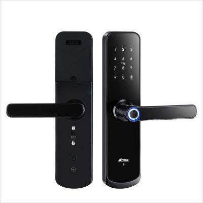 Ozone Smart Digital Door Lock with Pin Code, RFID Card & Mechanical Key | Mobile App | Black Antique Bronze Finish