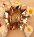 Pack of 1 Lotus Brass Akhand Diya...
