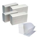 Pack of 1 set of White plain M fold tissue paper for pg,guest house,hotel100 pieces...