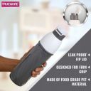 Pack of 1 Trueware Aqua Pure PU Insulated Plastic Water Bottle 850 ML-BROWN 850 ml Bottle Plastic...
