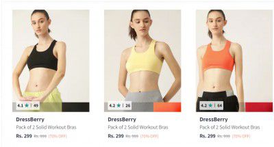 Pack of 2 Bra from ₹149