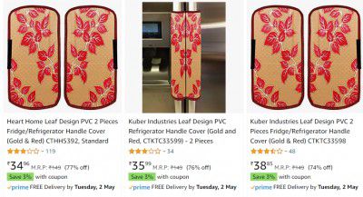 Pack of 2 Fridge/Refrigerator Handle Cover from ₹34