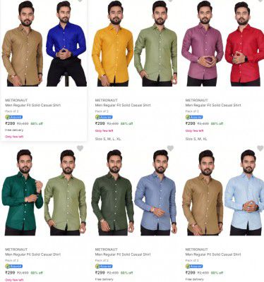(Pack Of 2) Metronaut Casual Shirts Starts @344