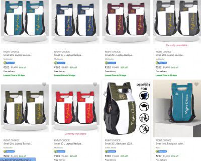 [Pack Of 2] Right Laptop Backpacks @₹202