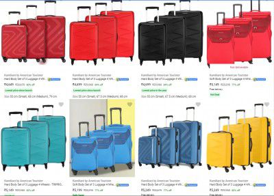 Pack of 3 | Kamiliant By American Tourister Suitcase Starts ₹3999