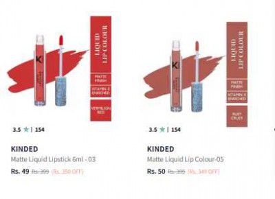 Pack Of 3 | KINDED Liquid Lipstick @49