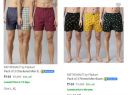Pack Of 3 Men's Boxers @ ₹169...