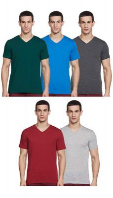 (Pack of 5) Amazon Brand - Symbol Mens Regular T-Shirt
