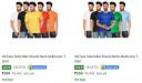 Pack of 5 Men's T-Shirts @ ₹359...