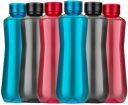 Pack of 6 Plastic Fridge Water Bottle with Soft Mat Finish BPA Free Water Bottle 1000 ml Bottle Plastic...