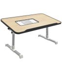 PAffy Foldable Adjustable Laptop /Reading/Eating/Study Table with Cooling Fan - Black...
