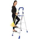 PAffy Premium Light Weight Aluminium Heavy Duty Folding Step Ladder - Maple 5 Steps with 7 Years Warranty...