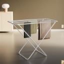 Paffy Premium Steel Assembled Drying rack | 30 Feet Drying Length | 20 Clothes Drying Capacity (Silver)...