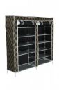 PAffy Shoe 12 Shelf Cloth Cabinet, Shoe Rack Organiser, Diamond Print (20 Year Warranty *Made in India)...