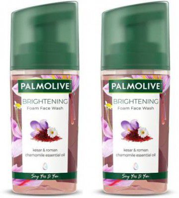 PALMOLIVE Brightening Foam Facewash,100ml x 2 (200ml)