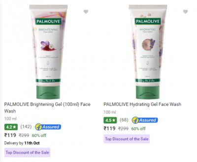 Palmolive Face Wash minimum 50% Off