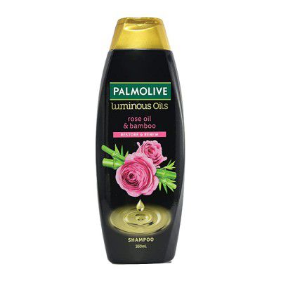 Palmolive Luminous Oil Shampoo with Essential Rose Oil & Bamboo extracts (Moisturizes Hair) - 350ml