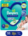 Pampers All Round Protection Diaper Pants, Anti Rash Blanket, Lotion with Aloe - New Born  (86 Pieces)...