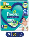 Pampers All Round Protection Diaper Pants, Anti Rash Blanket, Lotion with Aloe - S  (86 Pieces)...