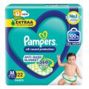 Pampers All round Protection Pants, Medium size baby diapers (MD) 22 Count...