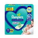 Pampers All round Protection Pants, New Born, Extra Small size baby diapers (NB,XS) 86 Count, Lotion with Aloe Vera...