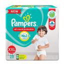 Pampers All round Protection Pants, New Born, Extra Small size baby diapers (NB,XS) 66 Count, Lotion with Aloe Vera...