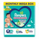 Pampers Complete Skin Comfort Pants| Pant style Diaper Medium, 152 count| ( 76 Count, Pack of 2)...