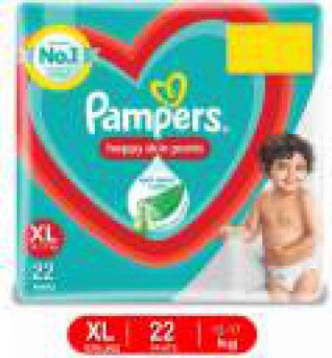 Pampers Happy Skin Diaper Pants Anti-Rush Lotion - XL  (22 Pieces)