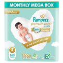 Pampers Premium Care Diaper | Pant Style Baby Diapers Small Size, 140 Count | (70 Count, Pack of 2)...