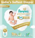 Pampers Premium Care Diaper Pants with 360 Cottony Softness - L (44 Pieces)...