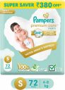 Pampers Premium Care Pant Diapers - S (72 Pieces)...