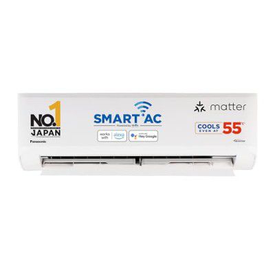 Panasonic 1.0 Ton 4 Star Premium Wi-Fi Inverter Smart Split AC (CS/CU-NU12AKY4W White)