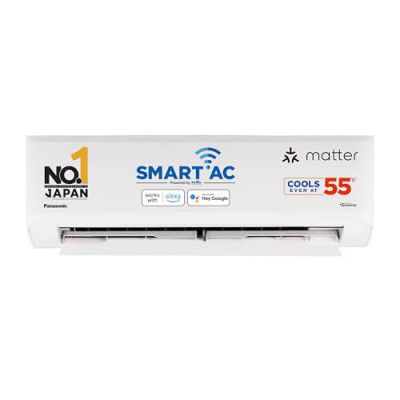 Panasonic 1 Ton 5 Star Premium Wi-Fi Inverter Smart Split AC (CS/CU-NU12AKY5W)