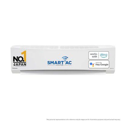 Panasonic 1.5 Ton 5 Star Wi-Fi Inverter Smart Split AC (CS/CU-NU18ZKY5W, 2024 Model)