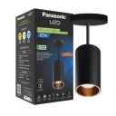 Panasonic 12W Cylindrical Pendant Spotlight, Rose Gold Reflector, Pendant Ceiling Light (Natural White - PDHM01124)...