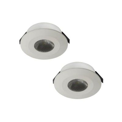 Panasonic 2 Watt LED Spotlight | Cutout - 35mm (Warm white - Pack of-2)