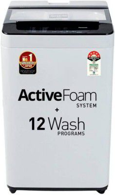 Panasonic 7 kg 12 Wash Programs Active Foam Wash Fully Automatic Top Load Washing Machine Silver  (NA-F70LF2)