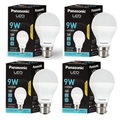 Panasonic 9 Watt LED Bulb, B22 Base  6500K Cool Day Bulb