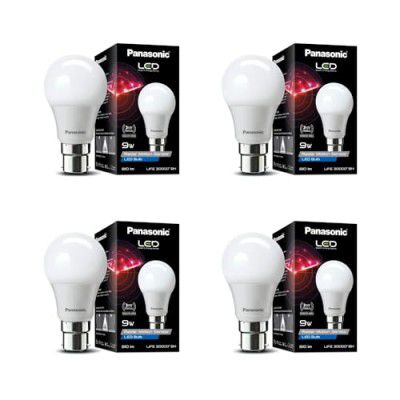 Panasonic 9 Watt Motion Sensor LED Bulb for Home  1 Yr Warranty (PK4)
