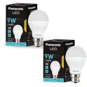 Panasonic 9 Watt LED Bulb, 6500K Cool Day Bulb (Pack of 2)...