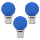 Panasonic B22 LED Blue Night Light Bulb (0.5 W, 92853BU-pk3) - Pack of 3...