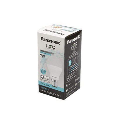 Panasonic Base B22 7-Watt LED Bulb (Pack of 8, Cool Day Light)