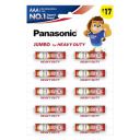 Panasonic Jumbo Zinc Carbon AAA Batteries Long Life Premium India'S First,Pack of 10, Red...