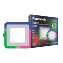 Panasonic Matiz 6W LED Panel Light, Square Dual Color 6W Cool White and Blue Color Ceilign Light for Home, Multi Color LED Panel Light...