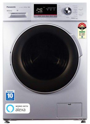 Panasonic 8.0 Kg 5 Star Wifi Inverter Fully-Automatic Front Loading Washing Machine (NA-148MF1L01)